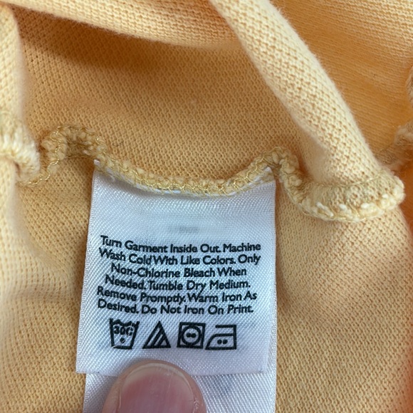 EDDIE BAUER cotton long sleeve polo shirt yellow size 3XL TALL men's - Picture 4 of 5